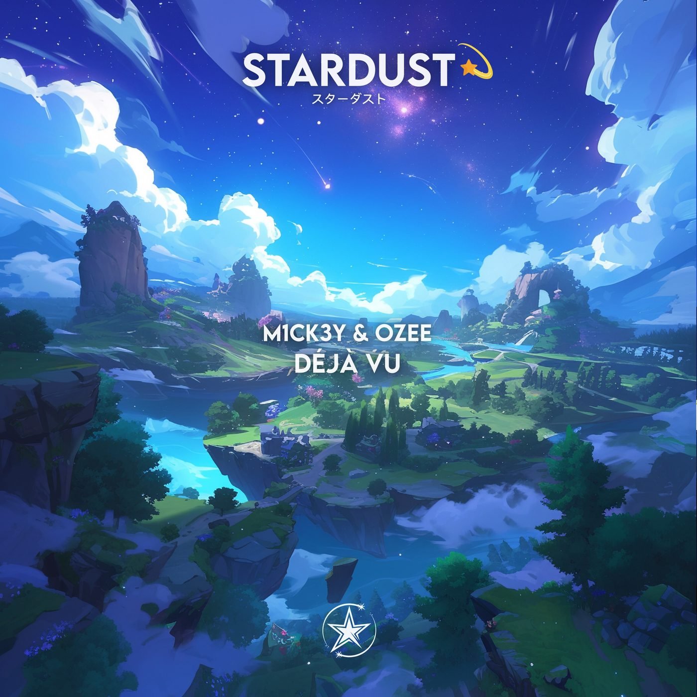 Ozee - Déjà-vu cover artwork, 2025 collaboration with M1CK3Y on Stardust Records