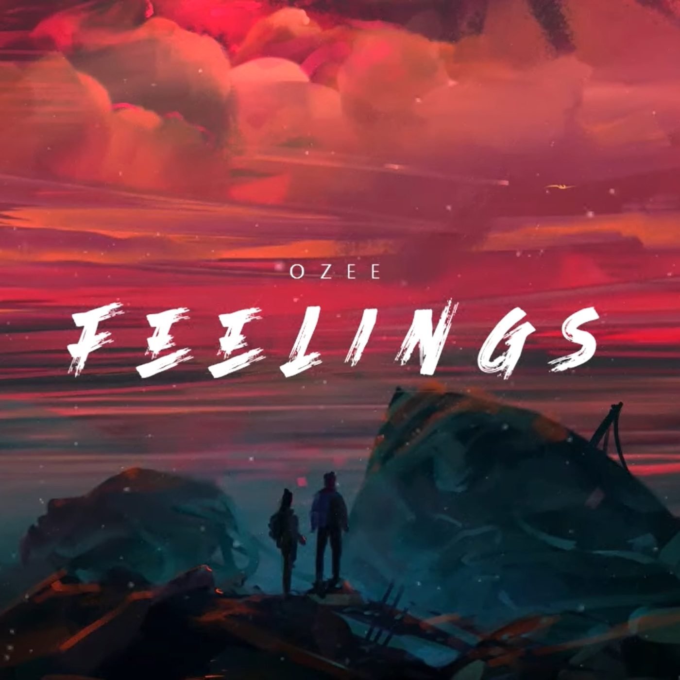 Ozee - Feelings cover artwork, 2022 release on Self-Release