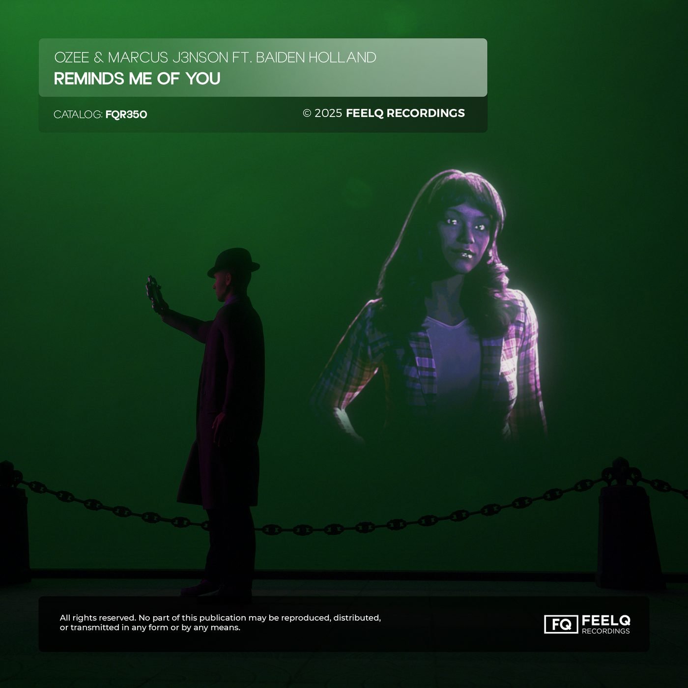 Ozee - Reminds Me Of You cover artwork, 2025 release on FeelQ Recordings